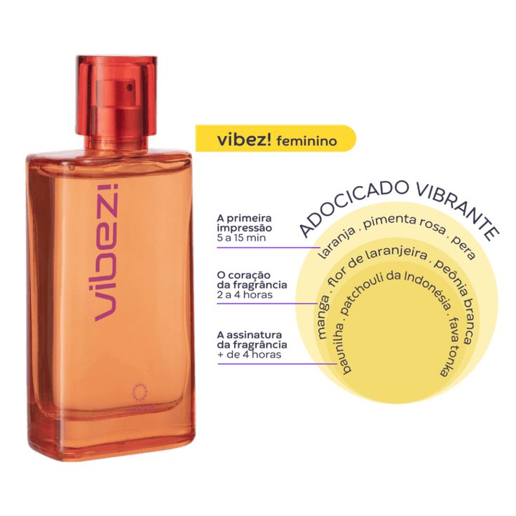 Liberte sua autenticidade com Vibez Deo Colรดnia Feminino Hinode!